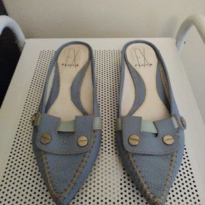 Cloud blue mules size 36